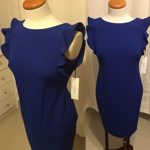 Blue Calvin Klein dress
